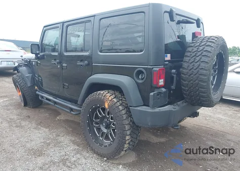 2017 Jeep Wrangler Unlimited Sport 4X4 из США, поврежденный, VIN 1C4BJWDG9HL727888